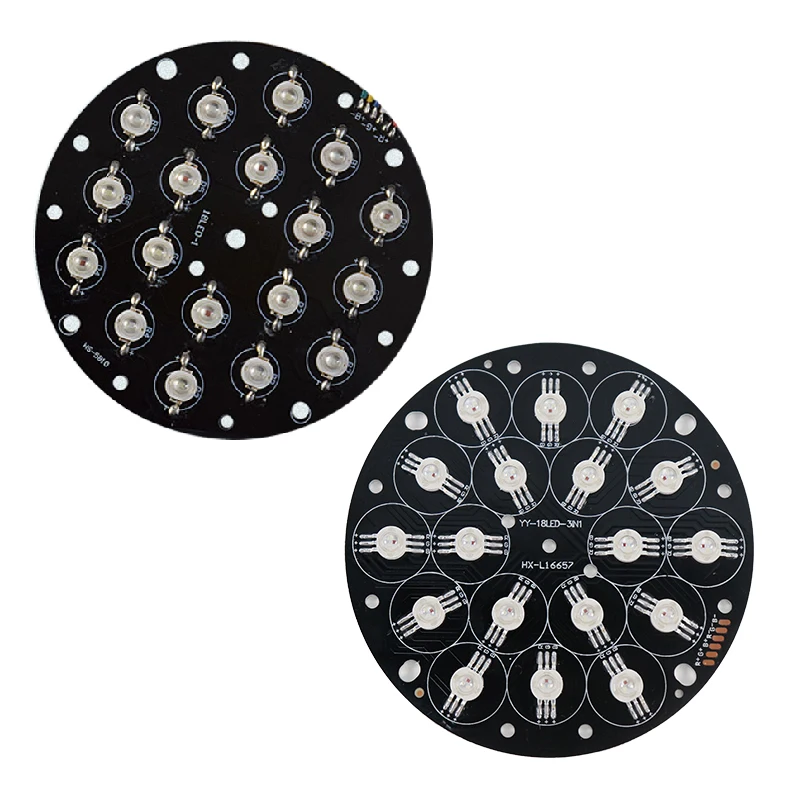 Stage Light Repair Parts 18x3w RGB 3in1 RGB Mini Moving Head Light LED Board Stage Parts