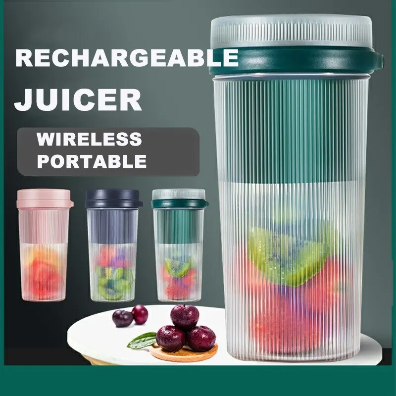 New Portable Mixer Charging Juicer Dual Purpose Juicer Cup Integrated