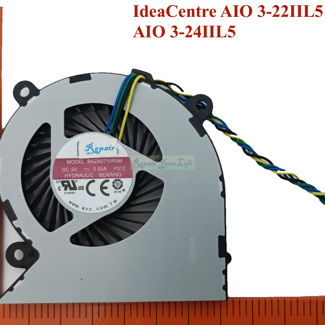 Aio Cpu Ventilador de Refrigeração para Lenovo All-in-one pc Cooler Fãs Lenovo A34024iwl A340-24igm 22igm 01mn928 Sf10s95745 Dc28000 Mmd0 - Imagem 4