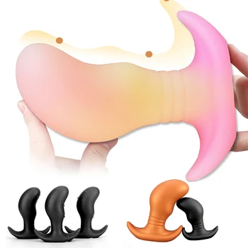 Huge Egg Anal Plug Silicone Big Butt Plug Adult Sex Toys For Women Men Gay Analplug With Suction Cup Erotic Sex Shop 1
