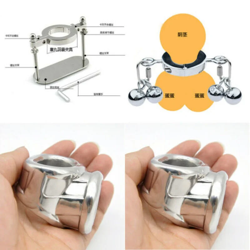 4 Sizes Cockrings Stainless Steel Weight Scrotal Pendants Testicles  Adjustable Penis Pendant Egg Device Ball Stretcher Bound Ring Alternative  Sex Toys BB2 2 157 From Kevin0214, $67.42