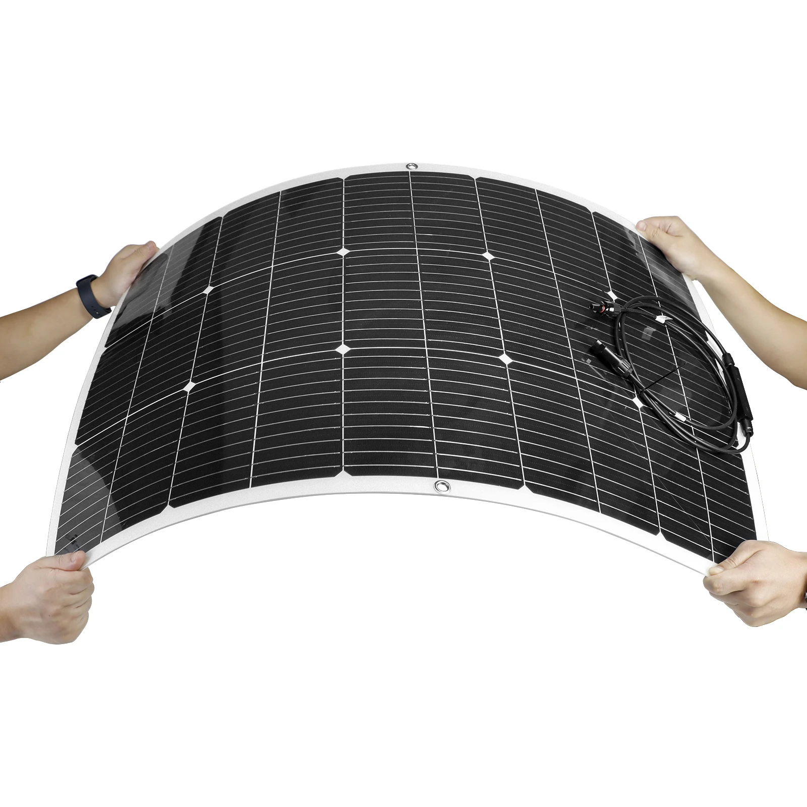 100W 120W 18V Flexible Solar Solar Panel Kit Complete with 30A Charger Controller for Camping 12V Fotovoltaic System solar panel kit