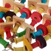 1pcs Parrot Chewing Toy Bird Parrot Blocks Knots Tearing Toy Bird Cage Bite Toy For African Grey Macaws Cockatoos 5