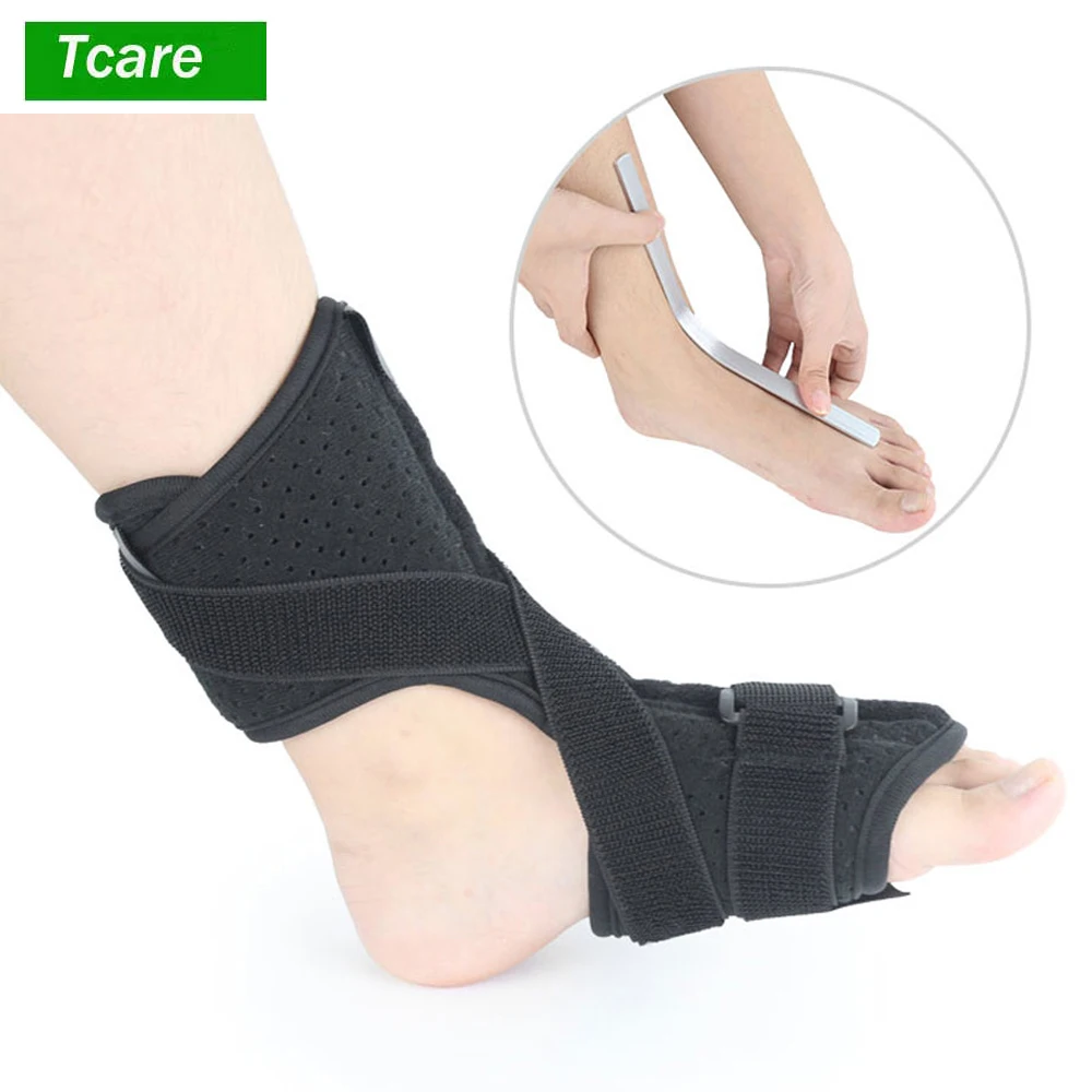 

Tcare Plantar Fasciitis Support, Orthotics Drop Foot Brace with Aluminum Plate Support for Plantar Fasciitis Heel Spur Relief