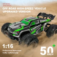 16102 1:16 Rc Car With Led Light 4WD 50km/h Off-road Vehicle High Speed Drift Car For Kid Vs Wltoys Boys Kids Birthday Gifts 2