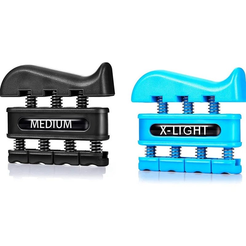 Hand Strengthener Finger Trainer Finger Strength Trainer Forearm Exerciser Hand Grip Trainers Hand Grip Exerciser Hand Exerciser Hand Trainer Finger Strengthener Finger Exerciser For Forearm And Hand Strengthener Hand Grip Workout Equipment For Musician Rock Climbing