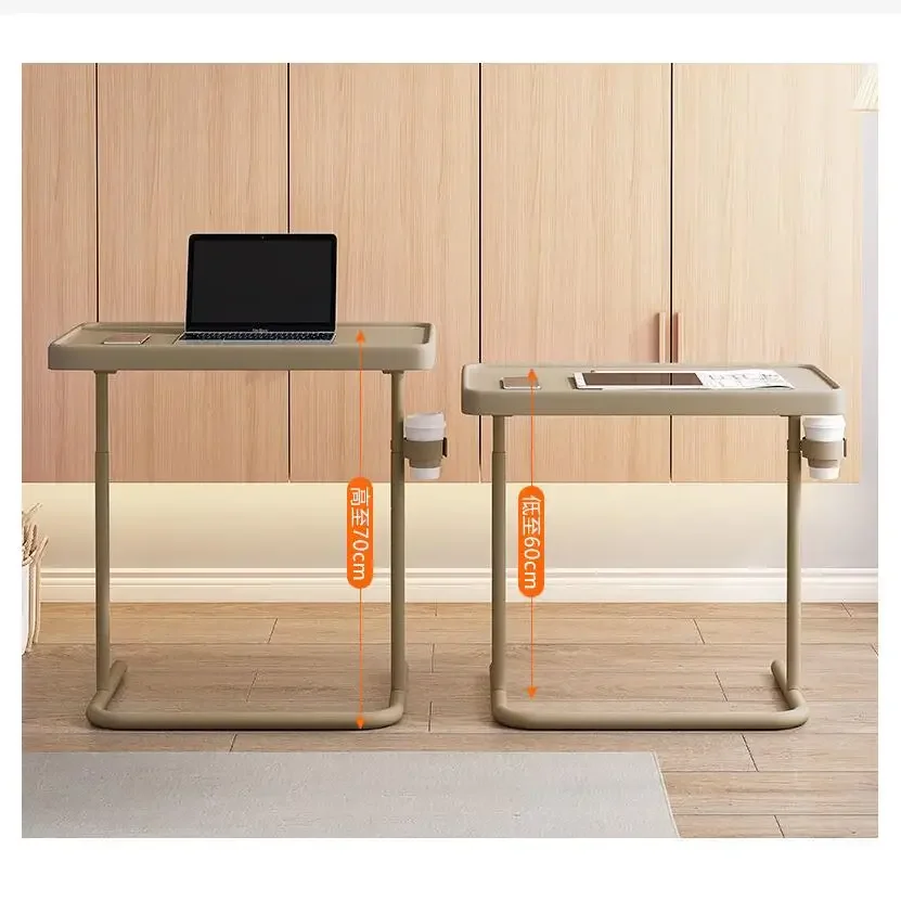 1pc Standing Desk, Bedside Table, Lifting Computer Table, Home Lifting Small Desk, Laptop Table, Sofa Side Table