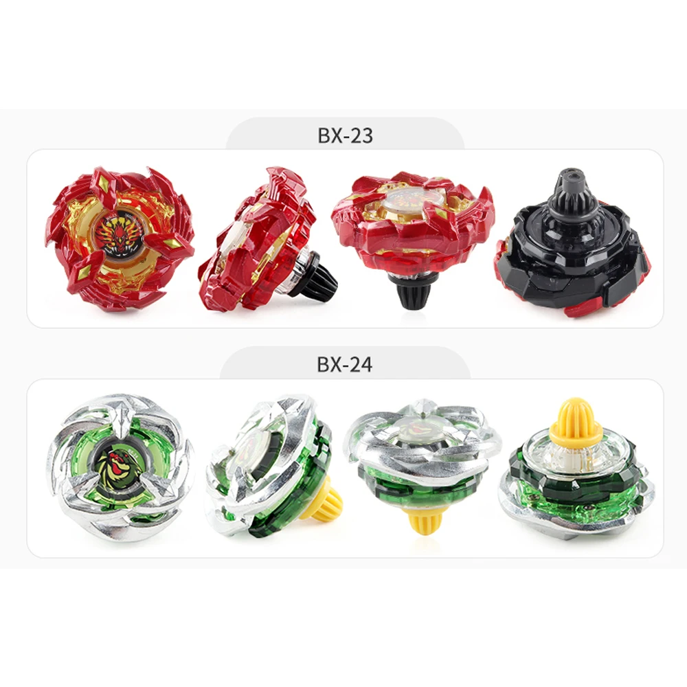 4PCS Gyros Metal Battle Spinning Top Booster with Ripcord String Launcher Stadium Gift Toy Set spinning top toy battle tops battle top toy beyblade toys gyroscope toy