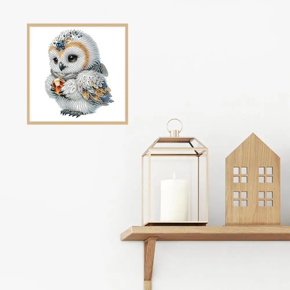 Painting Beads Diy Kit Painting with Drill Tool Colorful Owl Kit for Beginners 5d Full Drill Diy Crafts with for Kids