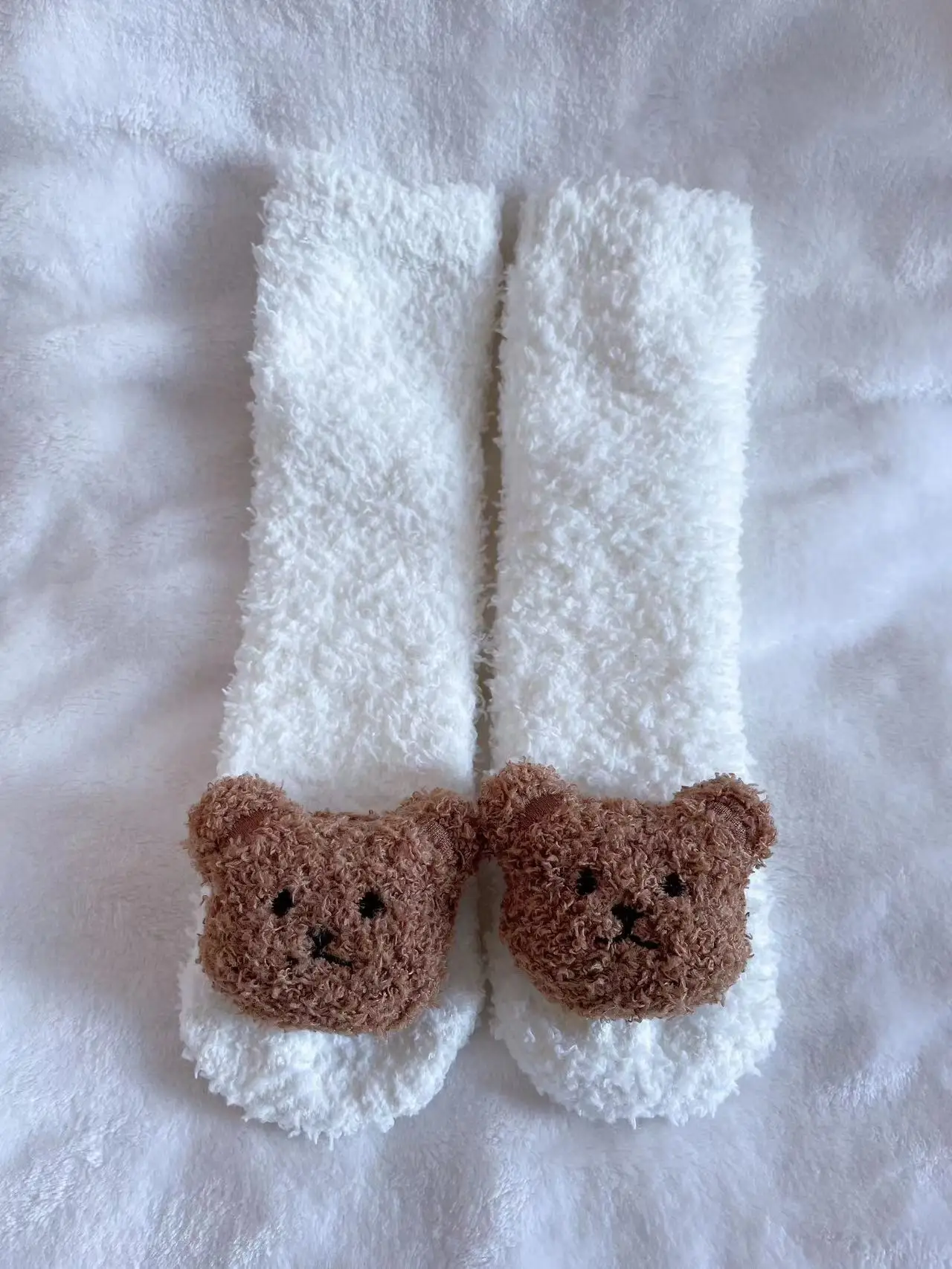 Winter Newborn Baby Long Warm Thicken Socks Baby Foot Warmer Infant Kids Solid Color Floor Socks Children's Sleeping Sock