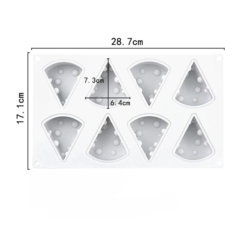 8 Even Cheese Mousse Silicone Cake Decorating Mold For Baking Mould Dessert Mousse Pastry Mould Ice Cream Mold Kitchen Tools