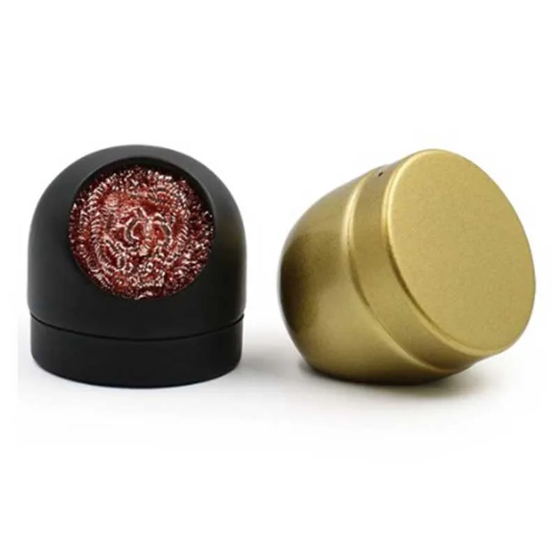 Soldering iron tip cleaner metal wire stand welding desoldering dross cleaner steel ball mesh filter