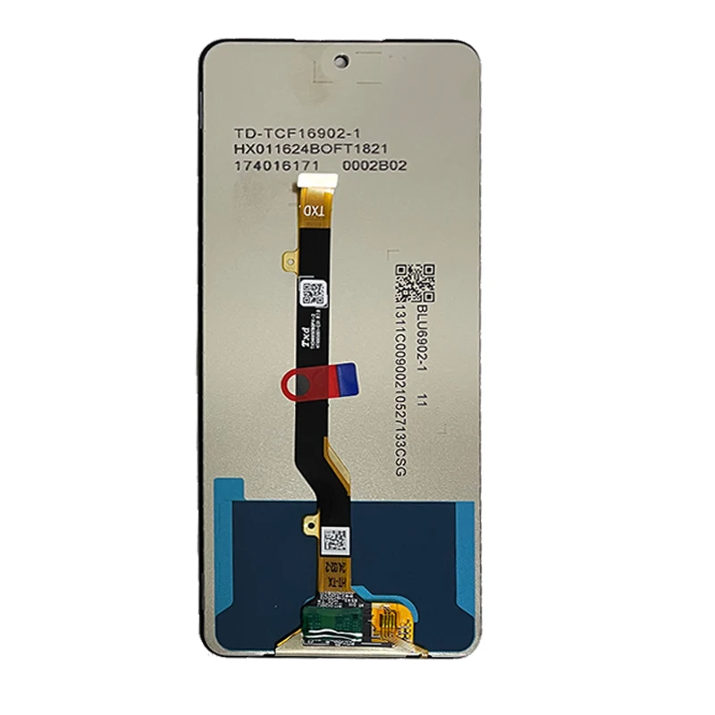 Tecno Pova 3 LF7n LCD 디스플레이 터치 패널 스크린 디지타이저 어셈블리, 프레임 포함, 6.9 인치 AAA