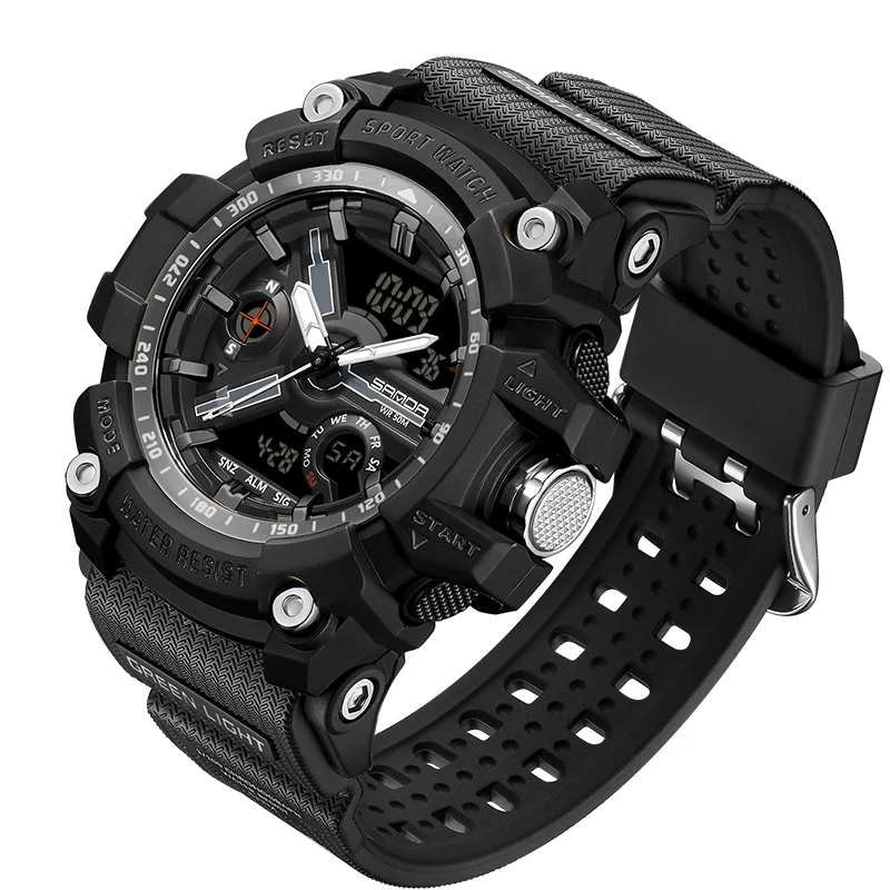 Rugged Waterproof Sport Wristwatch