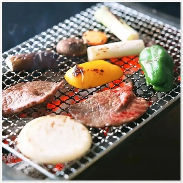 Stainless Steel Barbecue Cooking Mesh Shelf