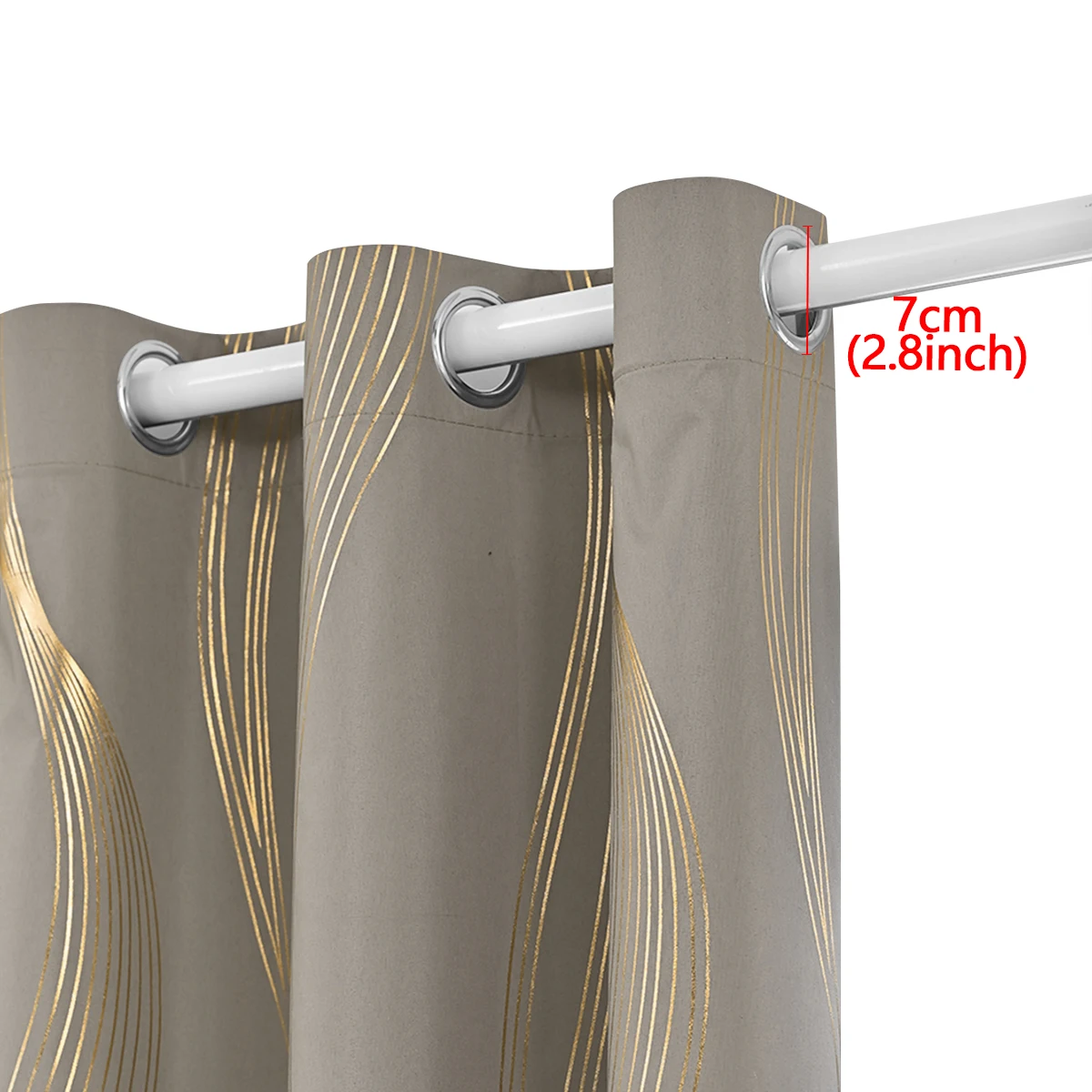 Luxury Marble Blackout Curtains 3