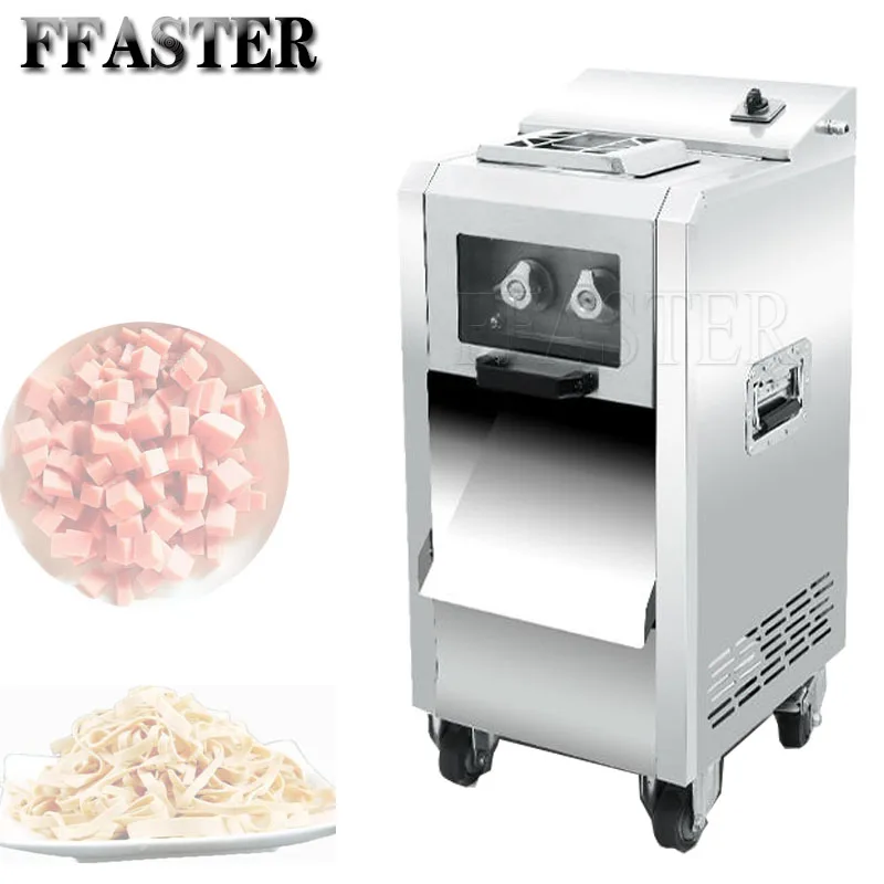 

110V 220V Stainless Steel Meat Slicer Household Commercial Pork Beef Lamb Fish Slicing Shredding Machine For Sale