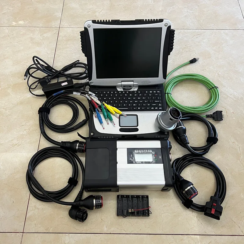 

mb star diagnostic tool mb star sd connect c5 with ssd software v2023.09 super speed + cf19 toughbook laptop multi-languages top