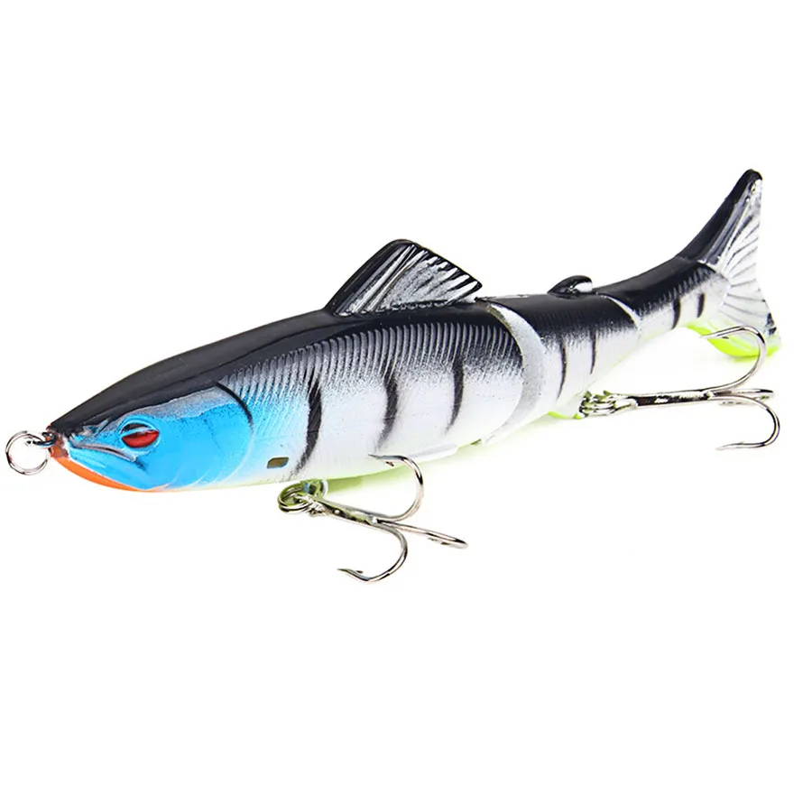 1pcs Multi Jointed Crankbaits Fishing Lures Jerkbait Minnow Wobblers For Pike Fish Trolling Bass Artificial Bait Hard Swimbait 2