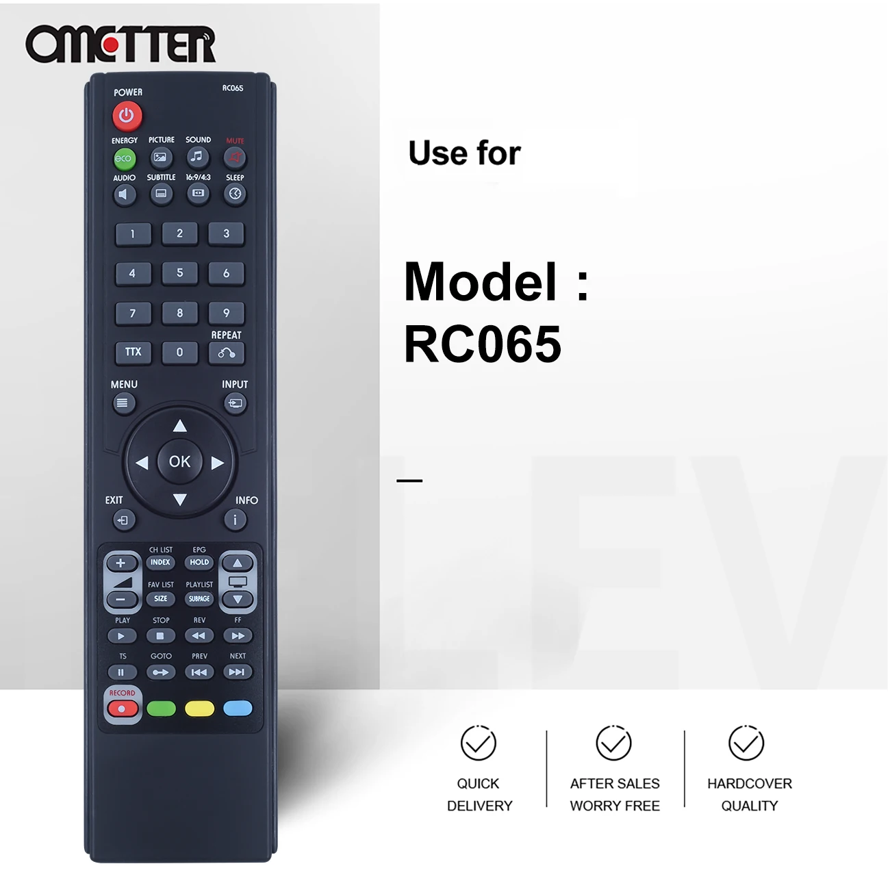 Controle Remoto para Blu: Sens Lcd Led tv Rc065 Controlador Novo - Image 4
