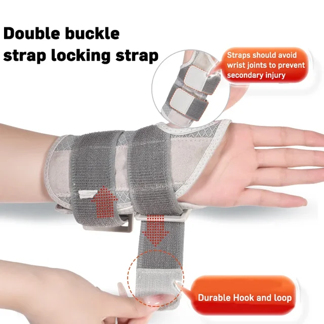 Wrist Brace for Carpal Tunnel Support Brace with Splints Hand Support for Arthritis Tendonitis Sprain Injuries Wrist Pain 1PC 4