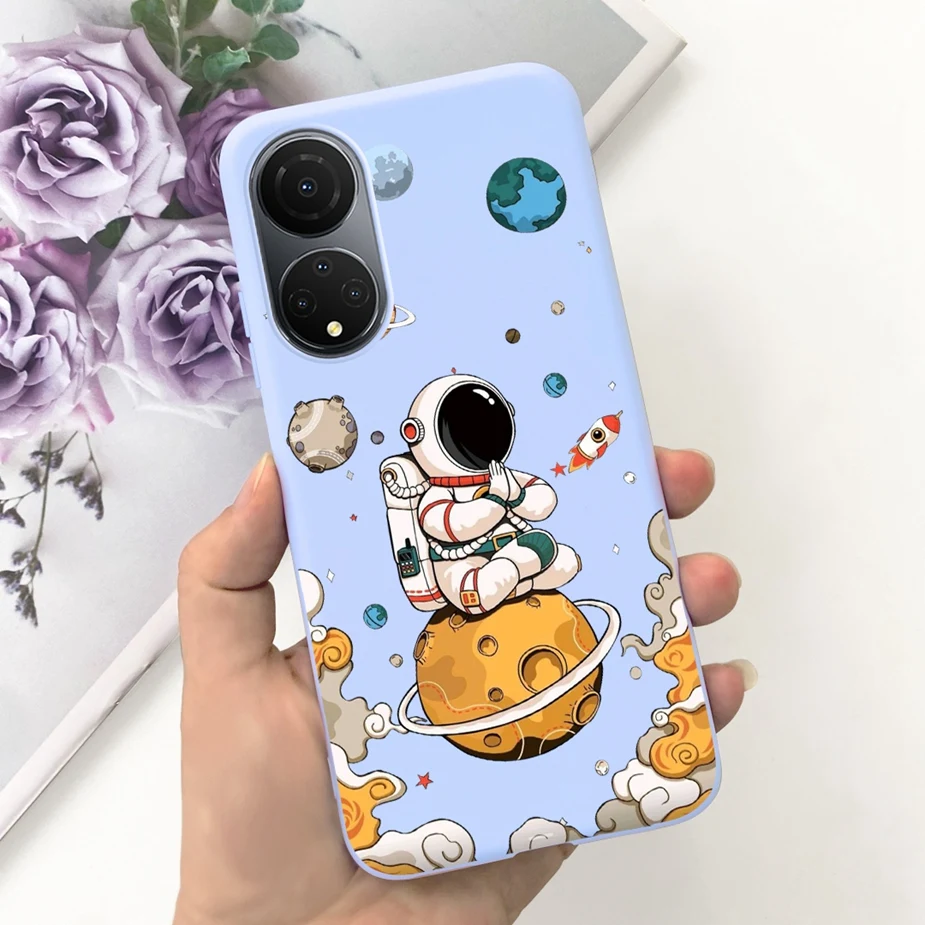 Cute Astronauts Cartoon Soft TPU Phone Case Cover