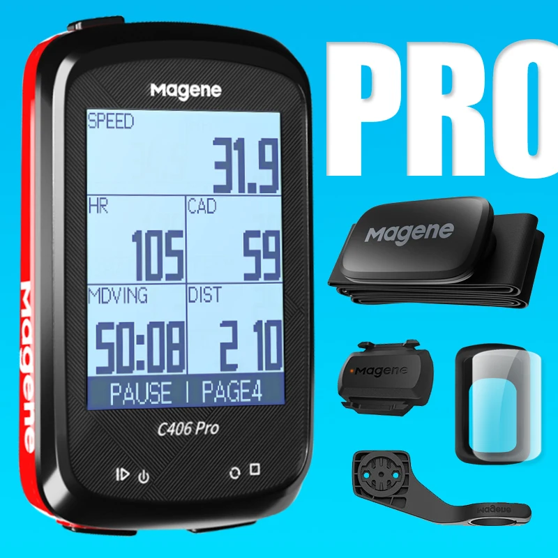 

Magene C406 Pro Bicycle GPS Computer MTB Road Cycle Smart Wireless Waterproof Speedometer Korean Portuguese NEW C406pro Bike
