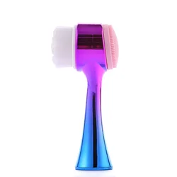 Dual - Sided Gradient Facial Cleansing and Exfoliating Brush (Gradient - colour)