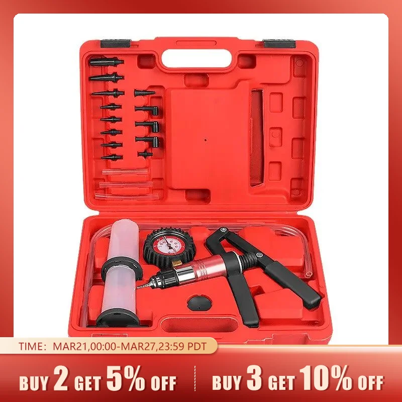 AutomotiveToolsHandheldHandVacuumPumpKitVacuumPistolPump