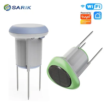 Tuya Smart Wireless App Remote Control Waterproof IP66 Solar Soil Temperature and Humidity Moisture Sensor 1