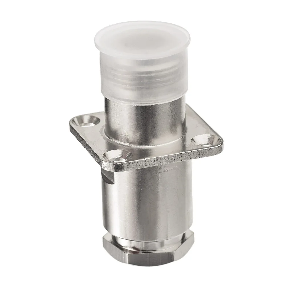 Superbat N Clamp Female 4 Hole Panel Mount RF Coaxial Connectors for RG214 RG8 LMR400 Cable - Electronic Component