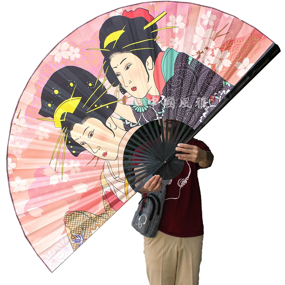 

Unfold 90cm Handmade Japanese-Style Large Hanging Hotel Restaurant Wall Decoration Paper Folding Fan Mount Fuji