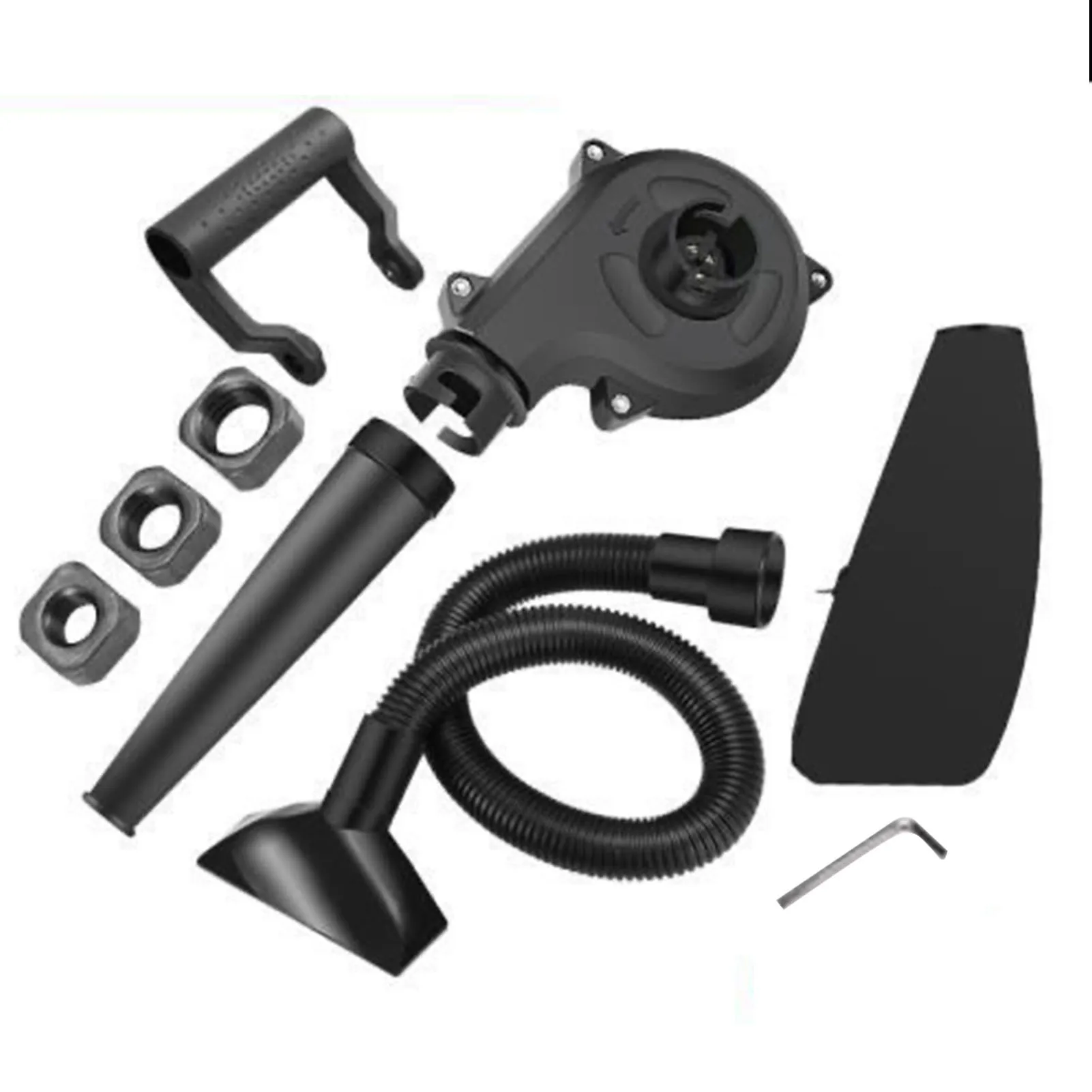 Angle Grinder Conversion Blower Compact Metal and ABS Handheld Electric Blower for Industry and Home Handheld Electric Blower