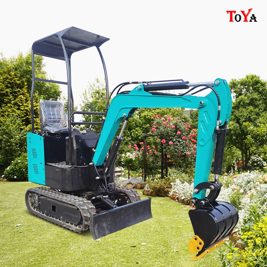 Piccolo Escavatore Macchina Micro Cingolato Bagger Digger Mini Escavatori 1000Kg 1Ton Personalizzato