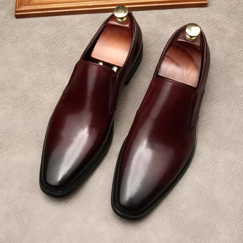 Leather shoes man, cover foot, leather make, handmade shoes man, large size, style, block style, marriage