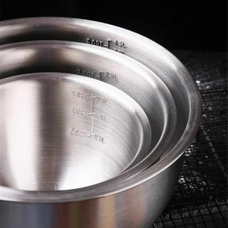 Ciotola In Acciaio Inox Per Impasto, Con Coperchio, Diametro 19 Cm, Altezza 13 Cm, Antiscivolo