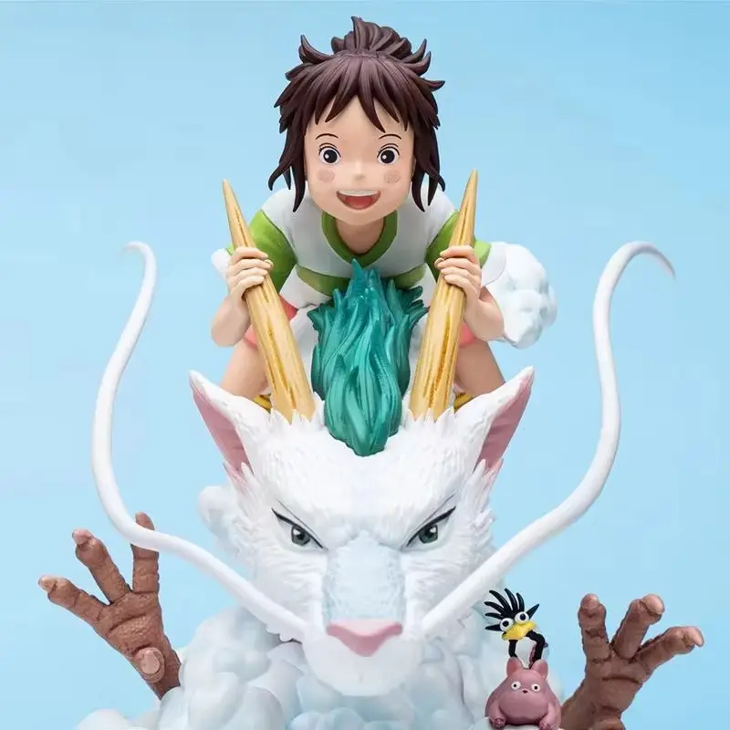 new Cartoon Anime Figure Ogino Chihiro And Nigihayami Kohakunushi Action Figures Pvc Action Model Doll Collectible Toy Gift