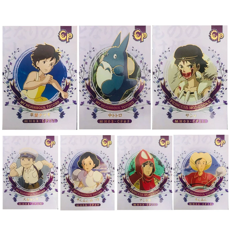 

Anime Miyazaki Hayao Chapter 2 Cp Card Totoro Ogino Chihiro San Game Collection Children's Toys Surprise Man Birthday Gift