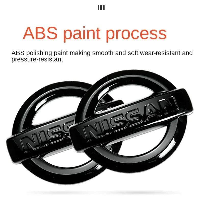 

Car logo Emblem Sticker for Nissan KICKS X-Trail t32 Tiida Qashqai J11 Altima ABS Steering Wheel Front Rear Badge Accessories