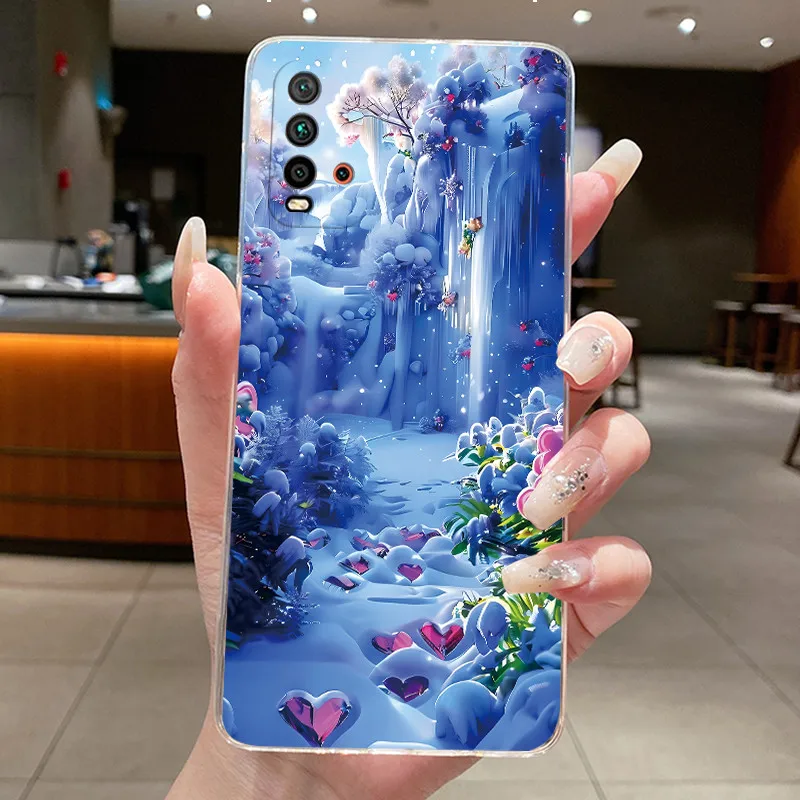 Luxury Aesthetic Transparent Cat Design Soft TPU Silicone Phone Case