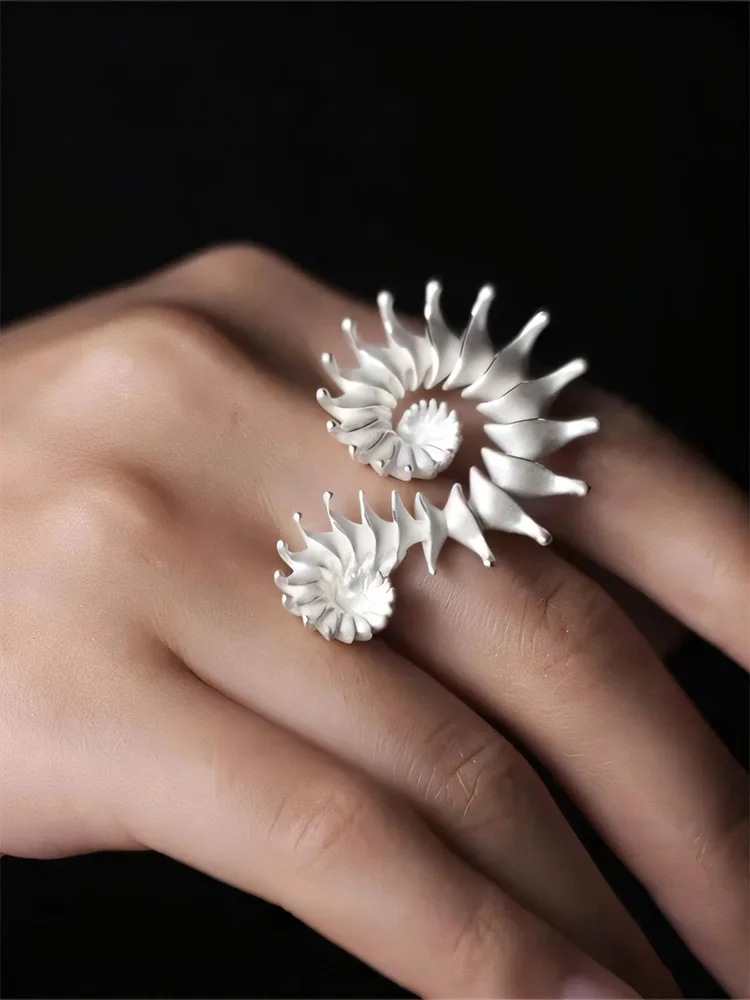 ZHUHE Conch Stud Earrings Vintage Style For Women Men's Jewelry Accessories Party Gifts 4
