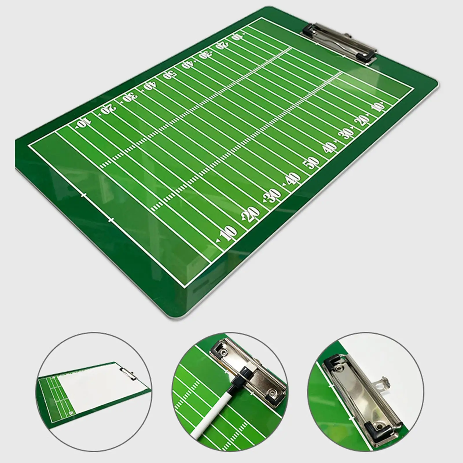 Rugby Tactics Clipboard Easy to Carry Digital Strategy Marker Board for Sports Ball Competition Training Football Accessory