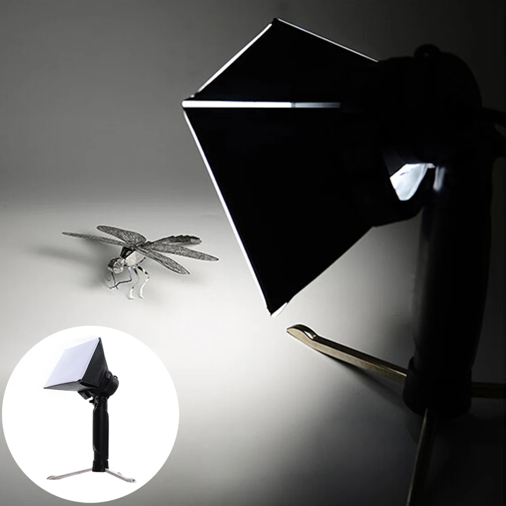 Description Picture 5 of item6.5\" 10x13cm Mini Softbox Diffuser For Flash Speedlite Speed Light Portable Photography Flash Softbox Small Softbox