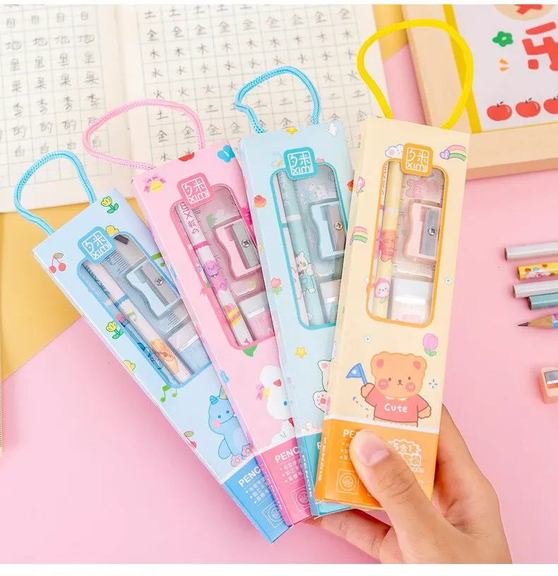 Elementary School Supplies Set 2pcs Sets Writing School Stationery