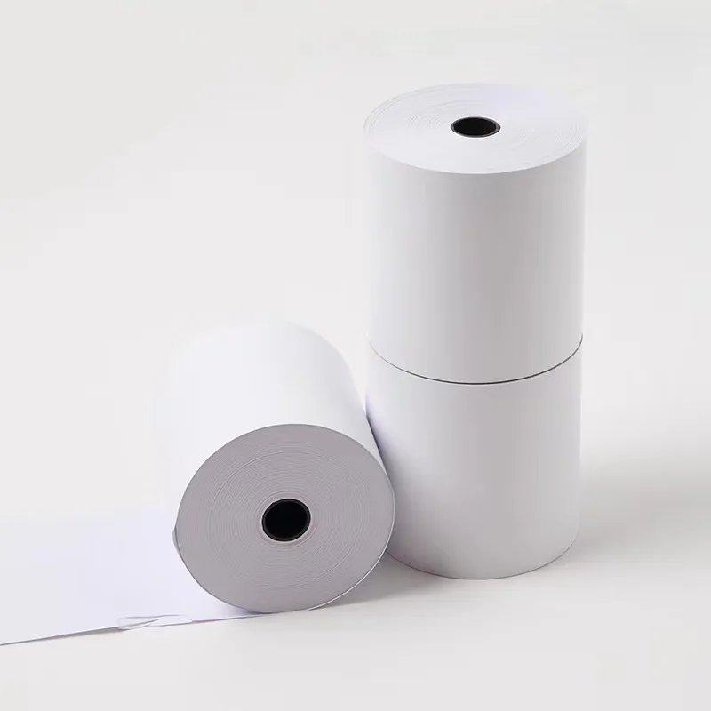 2 Rolls Factory wholesale thermal cash register paper 80x70mm pos receipt paper thermal paper roll for supermarkets