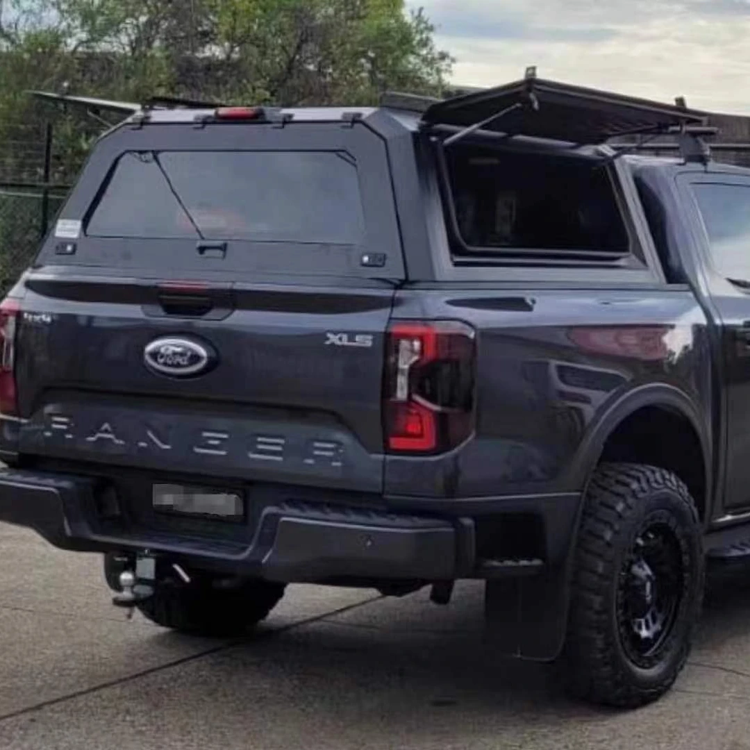 4X4 Fuoristrada In Acciaio Impermeabile Hard Top Baldacchino Pickup Truck Topper Camper Pedane Laterali Per Ford Ranger Raptor F150
