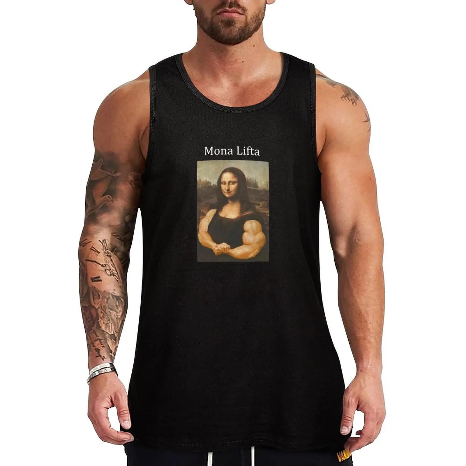 

Mona Lifta Tank Top man vest Men's sleeveless t-shirt bodybuilding t-shirt for man