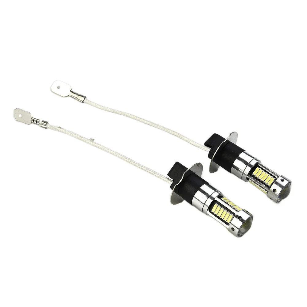 LED Car Lights 2Pcs 100W H3 Fog Light Bulbs