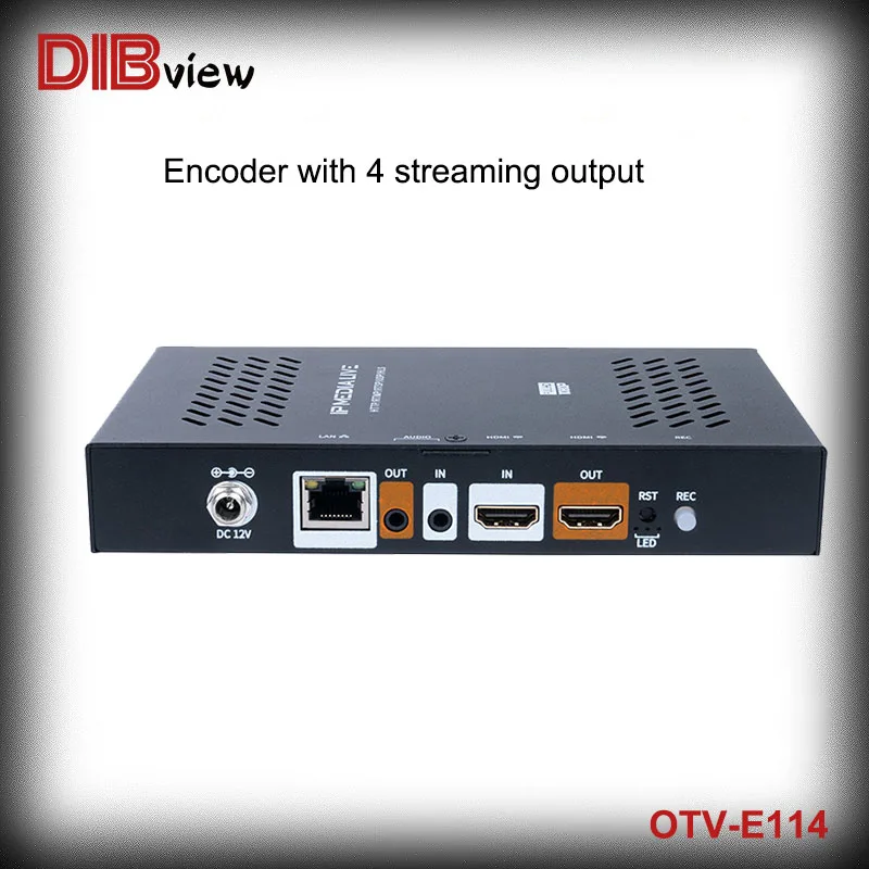 

OTV-E114 NDI HTTP RTMP RTSP Multicast Unicast Live Video Streaming Encoder Youtube Facebook HDMI Encoder With 4 Stream Output