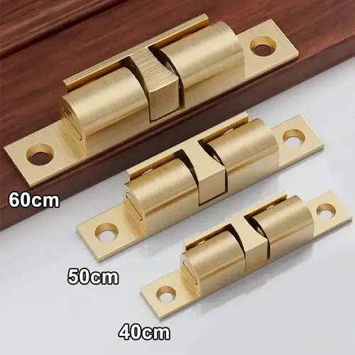 Wholesale Furniture Door Ball Latch Brass Double Roller Spring Ball Catch Latches Cabinet Closet Door Adjustable Tension Latch - Image 4